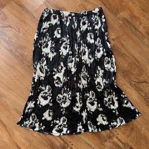 Fairy Grunge Pleated Floral Maxi Skirt by Simply Vera Wang NWT Women’s XL